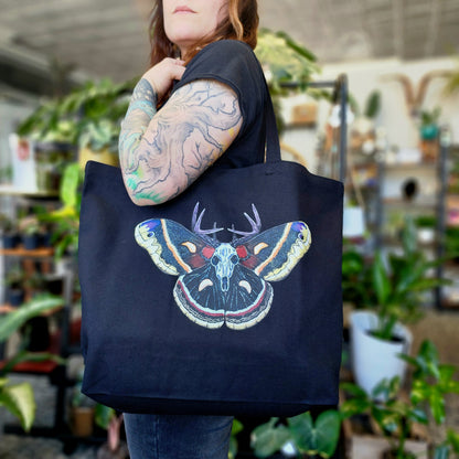 Cecropia Moth XL Tote Bag