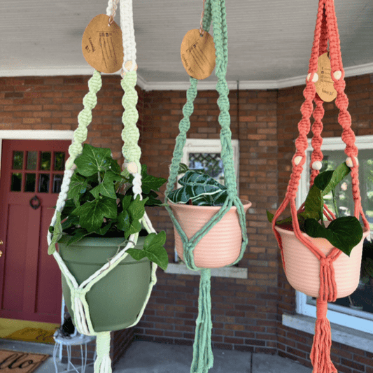 Beginner Macrame Plant Hanger - Saturday June 28th from 2 - 4pm - Eccentric Garden