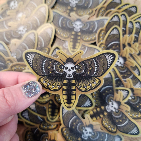 Death Moth Sticker - Eccentric Garden